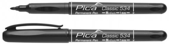 PICA FIX 534/46 permanentný značkovač 1mm čierna