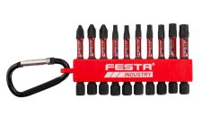 Sada torzných bitov FESTA INDUSTRY PH-PZ-TORX S2 1/4" 50mm 10ks